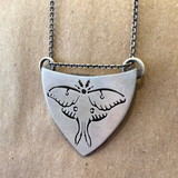 Luna Moth Necklace by BMF Jewelry