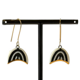 Earrings - Medium Curved Half Oval by Hanna Piepel