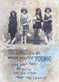 4 Things Greeting Card by Lori Biwer-Stewart