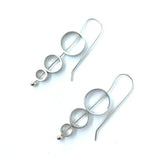 Stacked Spinner Earrings - Circles by Kenneth Pillsworth