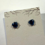 Talon Earrings with Blue Kyanite by Susan Rodgers