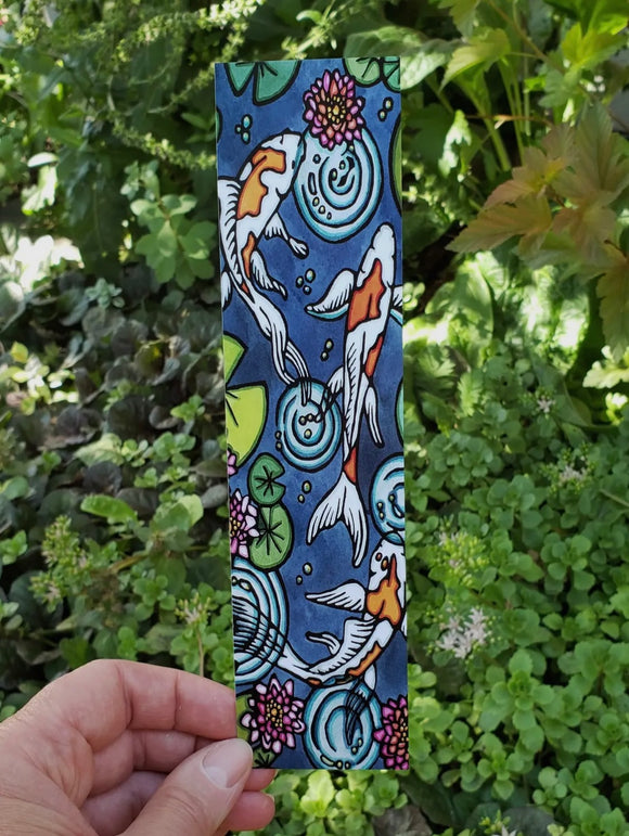 Koi Pond Bookmark by Sarah Angst