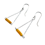 Orange Earrings by Abby Schrup