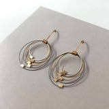 Grad Circle Hook Earrings by MPR Jewelry