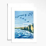 Steady On Greeting Card by Nan Onkka