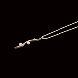 Three Pearls Necklace by Margie Magnuson