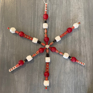 9" Snowflake Ornament by Abby Schrup