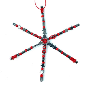 4.5" Snowflake Ornament by Abby Schrup