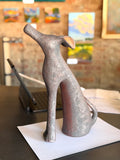 Sitting Dog by Sharon Stelter