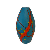 Small Chrysocolla Vase by Scott Staats Glass