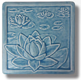 Water Lilies 6" x 6" Tile by Whistling Frog