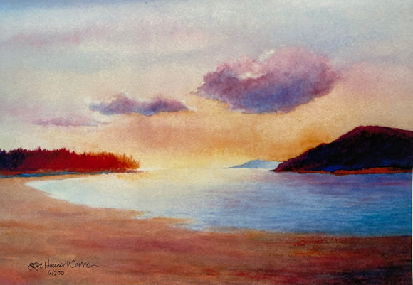 Sunset Splendor Reproduction by JoAnne Hauser Warren