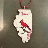 Galena Ornament Painted by Lena Olson and Created by Anthony Krier