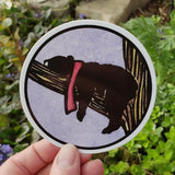 Snoozin' Bear Sticker by Sarah Angst