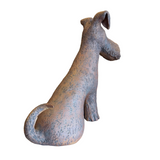 Sitting Dog with Folded Ears by Sharon Stelter