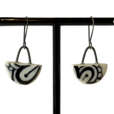 Earrings - Medium Half Oval by Hanna Piepel