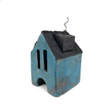 Blue Raku House by Elizabeth Boggess