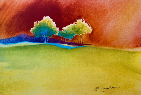 Colorscape III Reproduction by JoAnne Hauser Warren