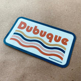 Dubuque Waves Sticker by Acme Local