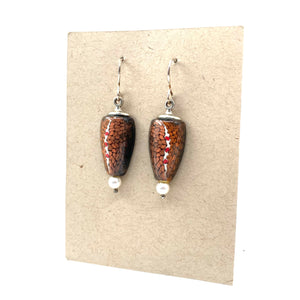 Lyre Dangle Earrings - Apache by Blue Bus Studio