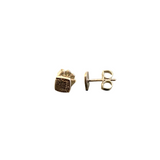 Diatom Stud Earrings #3 by BMF Jewelry