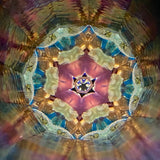 Sangria - Red Cedar Serendipity Kaleidoscope by Peggy & Steve Kittelson