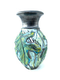 Vase with Leaves by Nancy Briggs