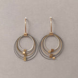 Grad Circle Hook Earrings by MPR Jewelry