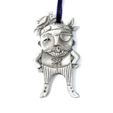 Parrot Pirate Ornament by Leandra Drumm Designs