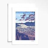 Backcountry Sunrise Greeting Card by Nan Onkka