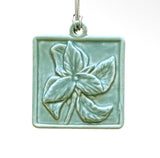 Trillium Tile Ornament by Whistling Frog