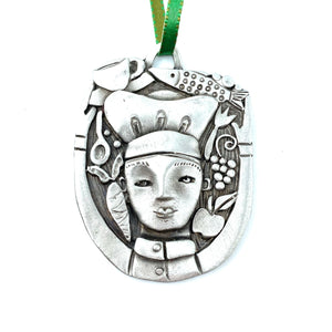 Chef Ornament by Leandra Drumm Designs