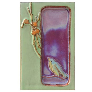 Haiku Postcard Wren Tile by Parran Collery