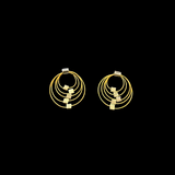 Grad Circle Post Earrings - Mini by MPR Jewelry