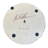 8" Circle Mixed Media Painting by M. Robinson Artworks