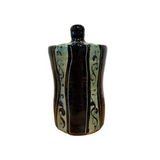 Green and Black Jar by Nancy Briggs