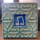 Music Coaster by Macone Clay