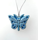 Butterfly Tile Ornament by Whistling Frog