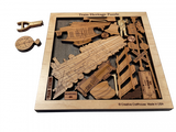 Train Heritage Railroad Puzzle by Creative Crafthouse