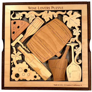 Wine Lovers Puzzle by Creative Crafthouse