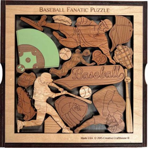 Baseball Fanatic Puzzle by Creative Crafthouse