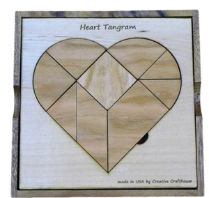 Heart Tangram by Creative Crafthouse