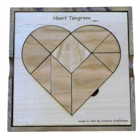 Heart Tangram by Creative Crafthouse