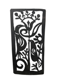 Floral/Birds Cutout Sculpture by Gail Chavenelle