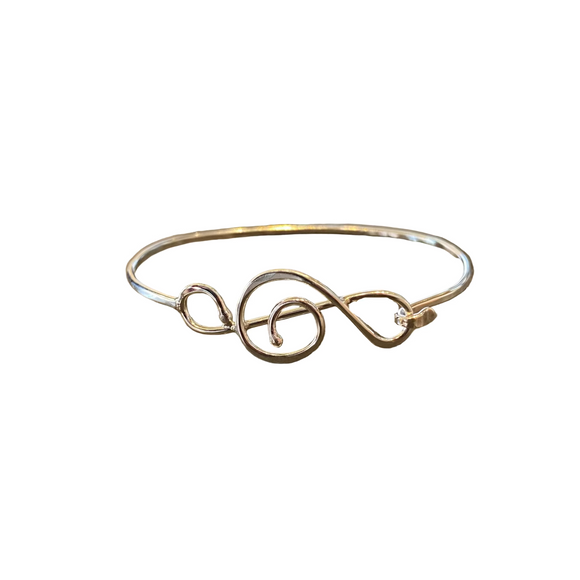 Treble Clef Clip Bracelet by Thomas Kuhner