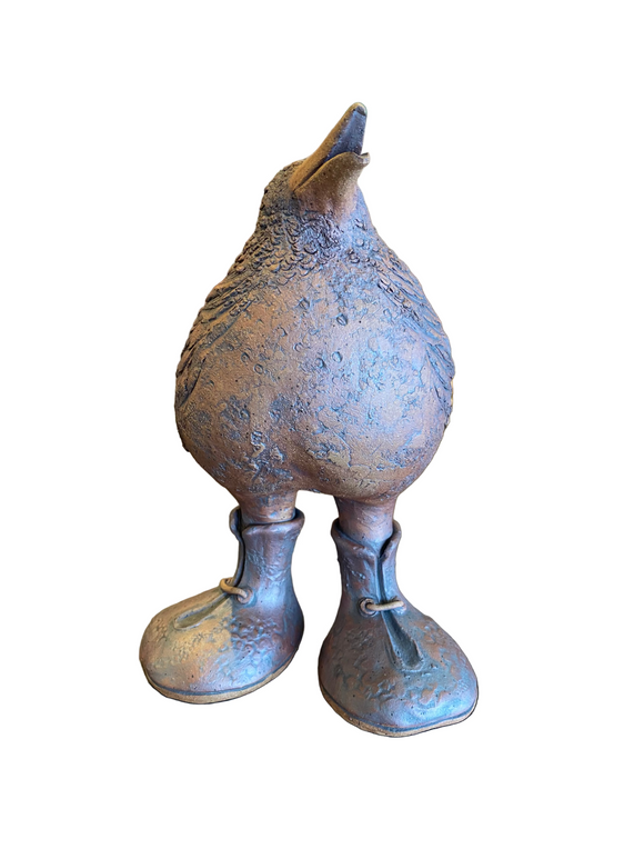 Bird in Shoes by Sharon Stelter