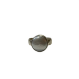 Button Pearl Ring by Kenneth Pillsworth