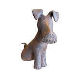 Sitting Dog with Folded Ears by Sharon Stelter