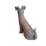 Sitting Dog with Folded Ears by Sharon Stelter