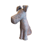 Sitting Dog with Folded Ears by Sharon Stelter
